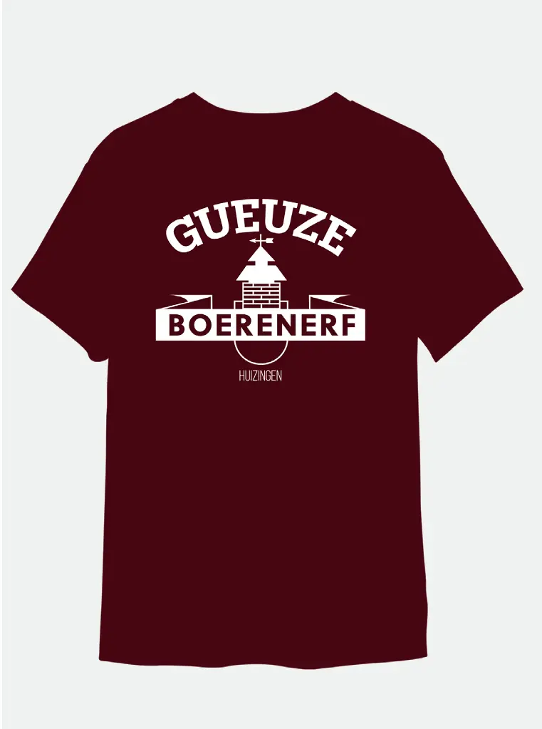 [Merch] Shirt Boerenerf - Wine Red (M)